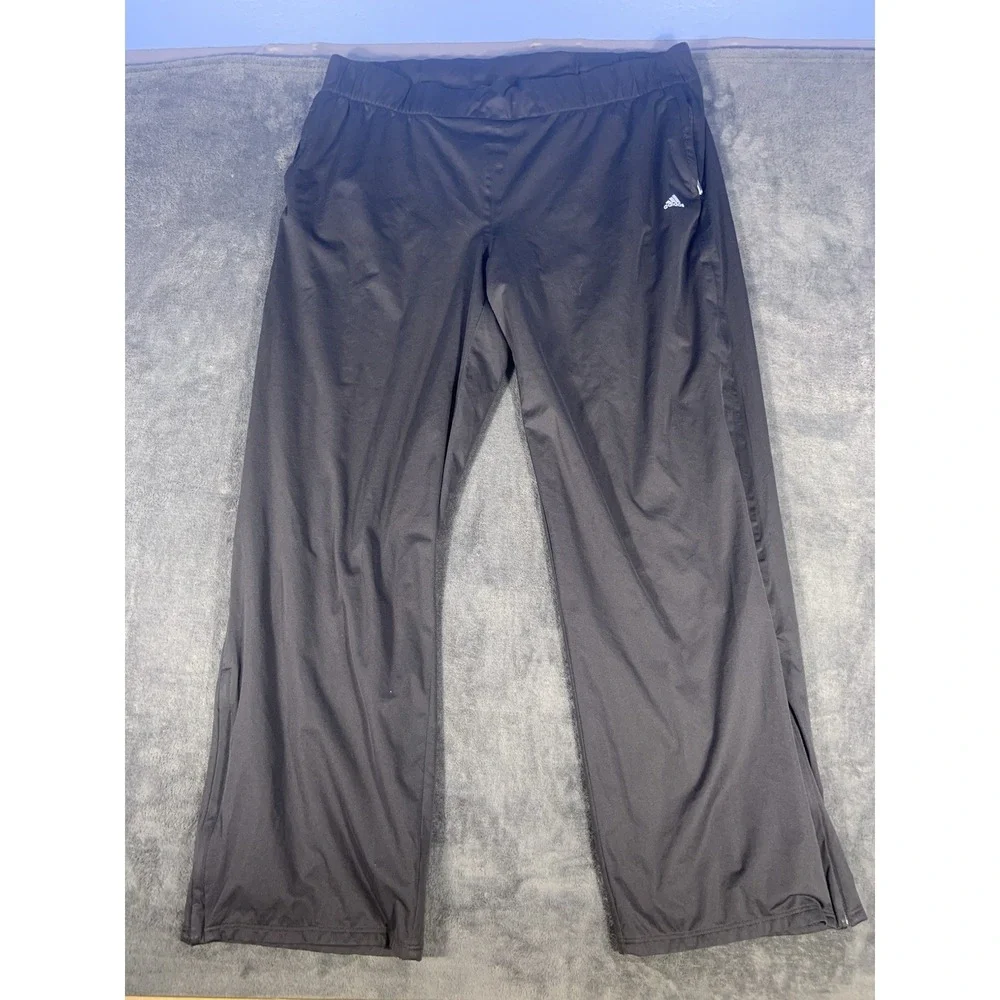 Adidas Black Climastorm Loose Pants Embroidered Logo Size XL Men's
